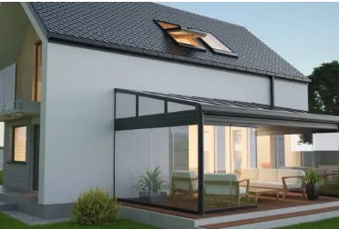 Aluminum patio covers in California for outdoor living spaces.