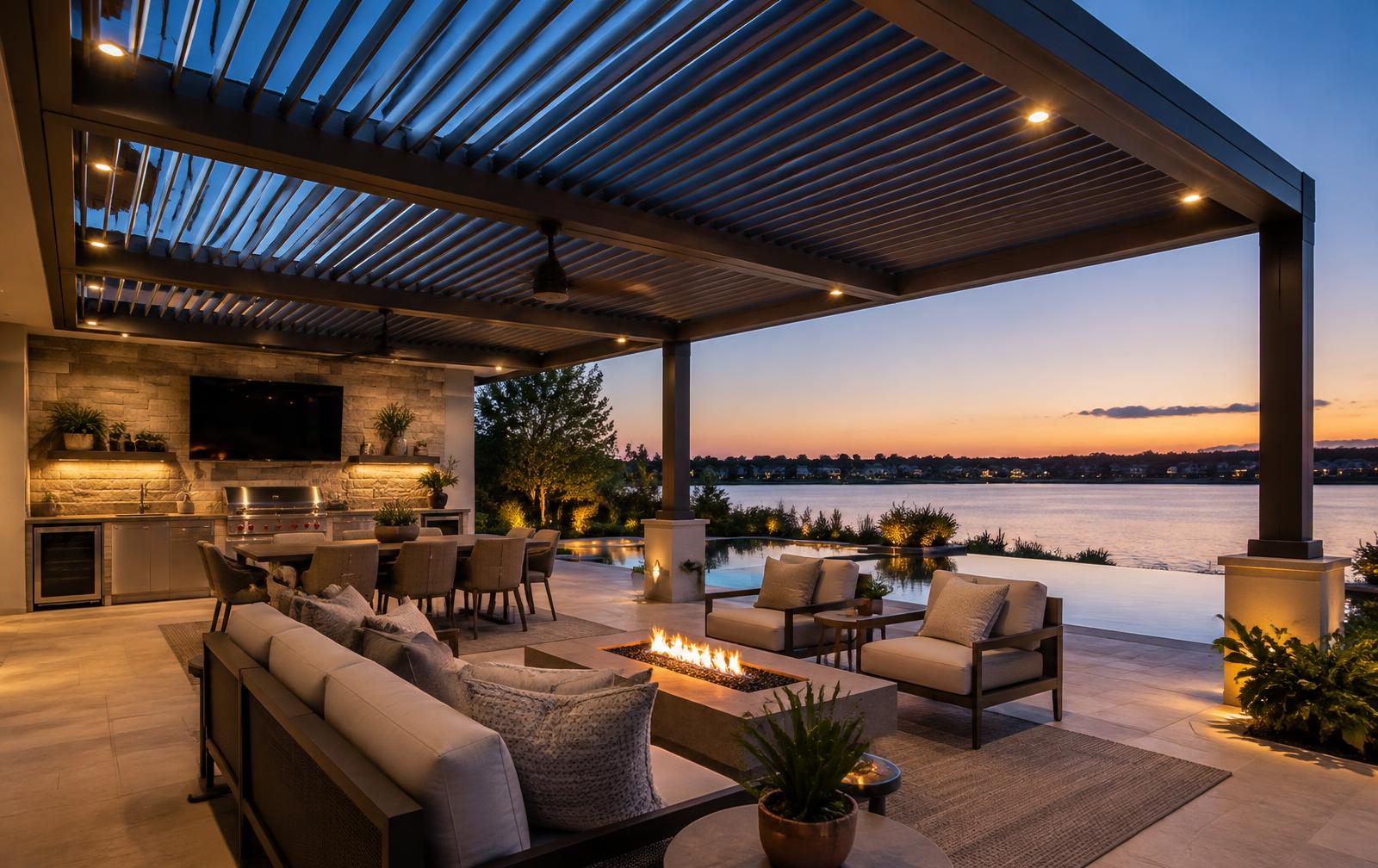 Spacious custom patio covers in Friant & Millerton for outdoor living.